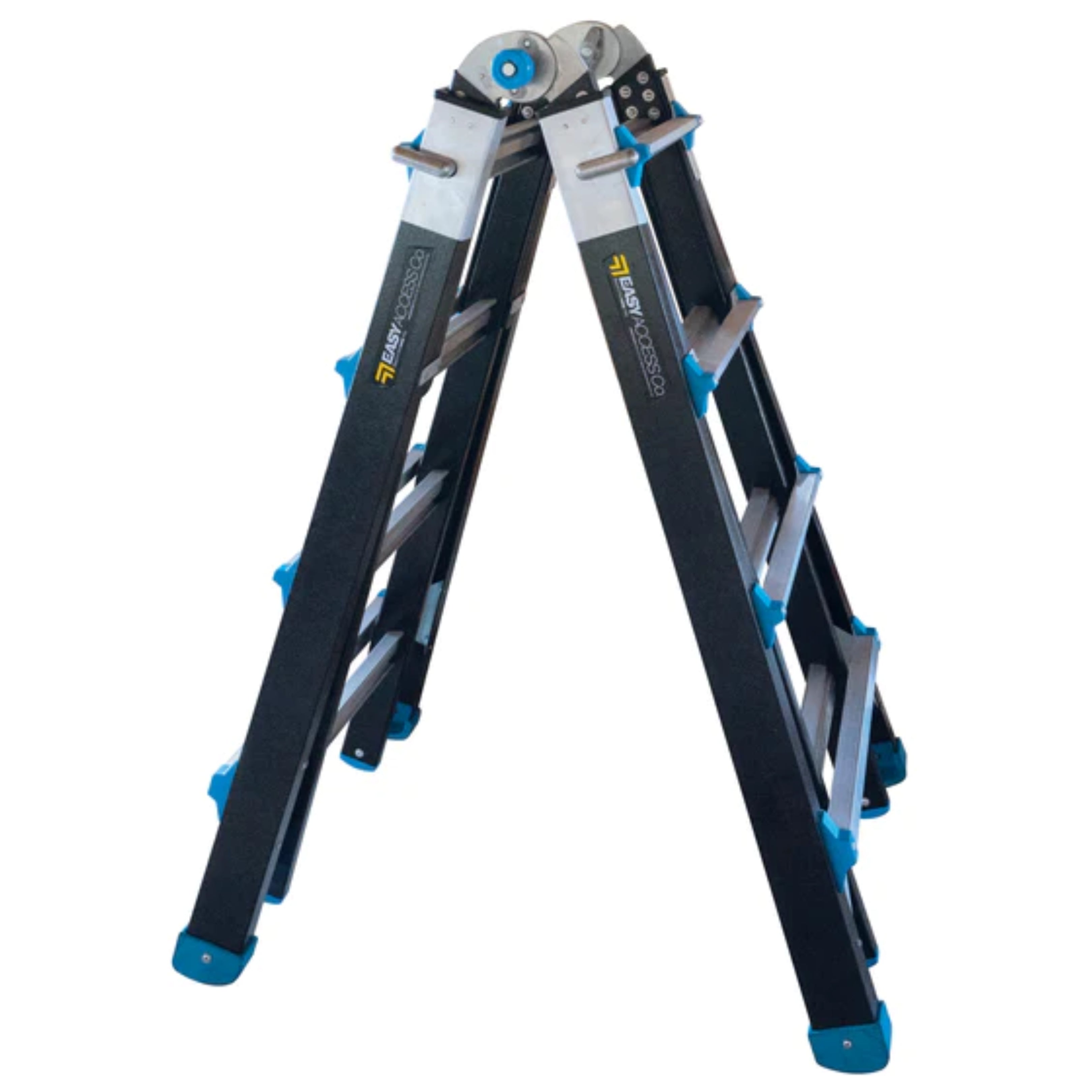 Ladder All In Fibreglass All-in-One Telescopic Ladder — Ironhawk Equipment